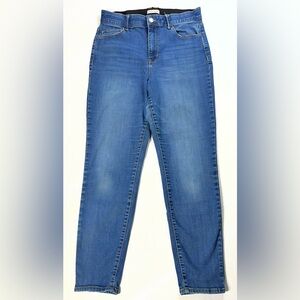 Knox Rose Jeans Womens Size 10 Med Blue Wash Denim Elastic Waist. B-7